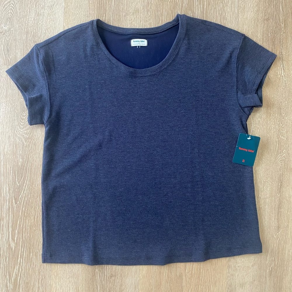 Tommy John Waffle Lounge Tee | M